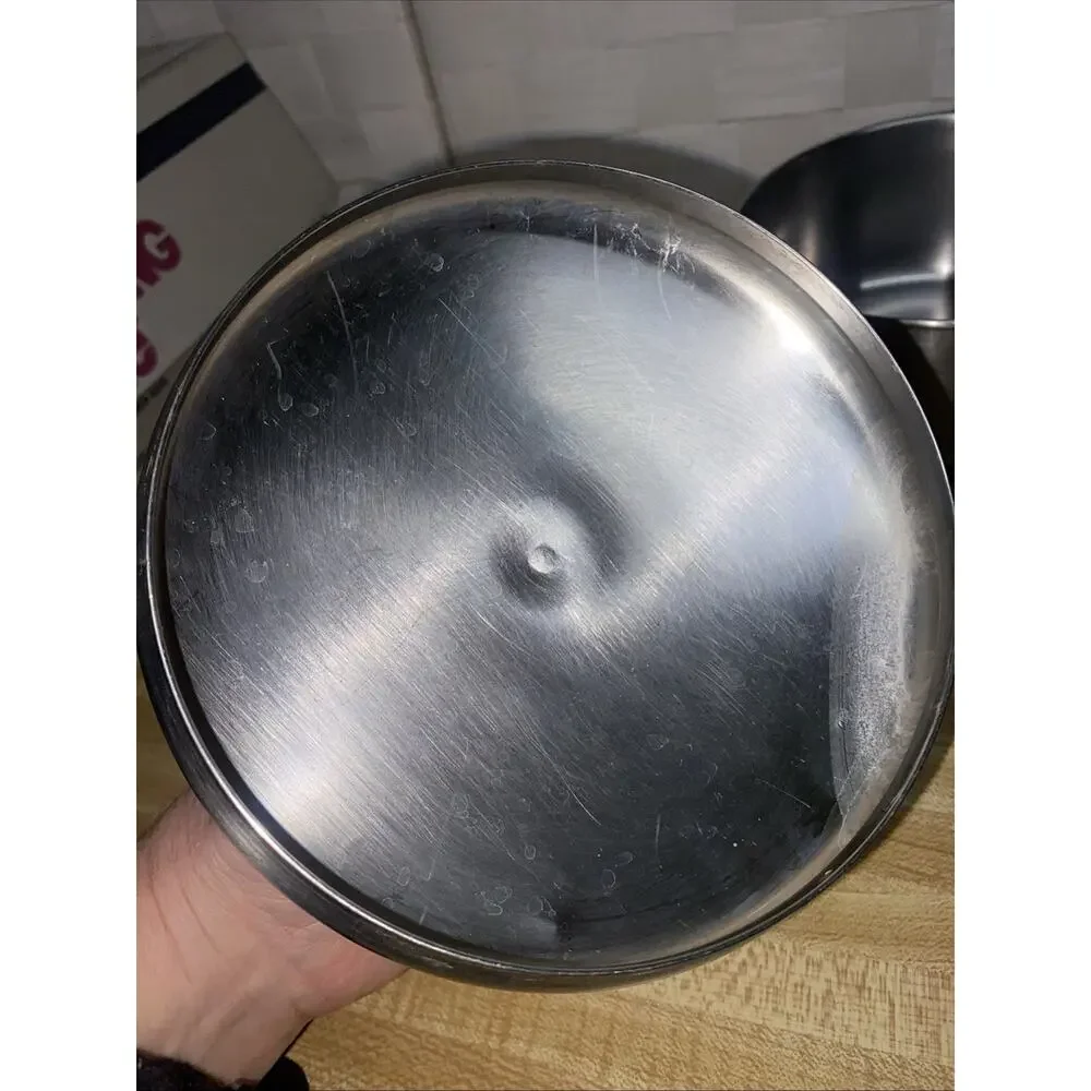 Revere Ware 1 QT Saucepan With Lid, Copper Bottom 1801 Clinton, IlL USA